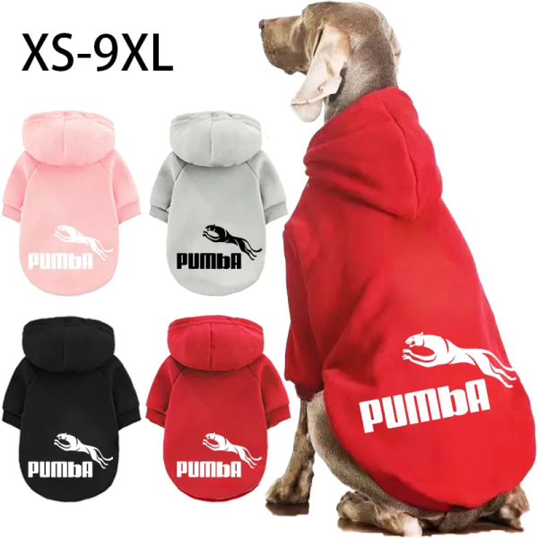 Vinterfleece varma hundkläder Valphuvtröjor för stora hundar Sweatshirt Chihuahua fransk bulldogg Pomeranian Labrador kostym Gold 4XL(10-14KG)