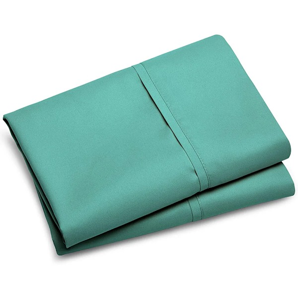 1 kpl kirjekuoren suljinpehmuste nukkuvalle pehmeälle tyynyliinalle sänkyyn, Muti-koko standardi / kuningatar / kuningas / runko Green 1pc 20x26inch (51x66cm)