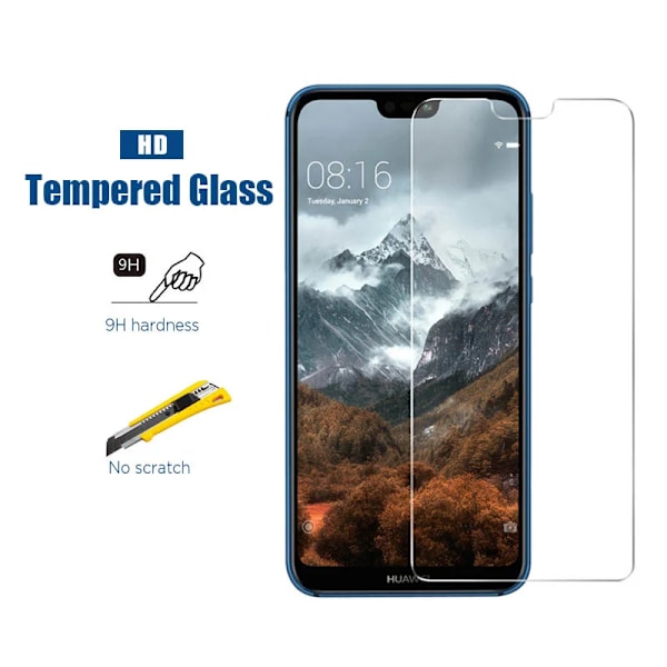 3Pcs 2Pcs Skärmskydd För Huawei P30 P40 P20 Mate 20 Lite Y6 Y7 Härdat Glas På Hua Smart Z 2019 2021 Nova 5T Glass Huawei Mate 20 3PCS Tempered Glass