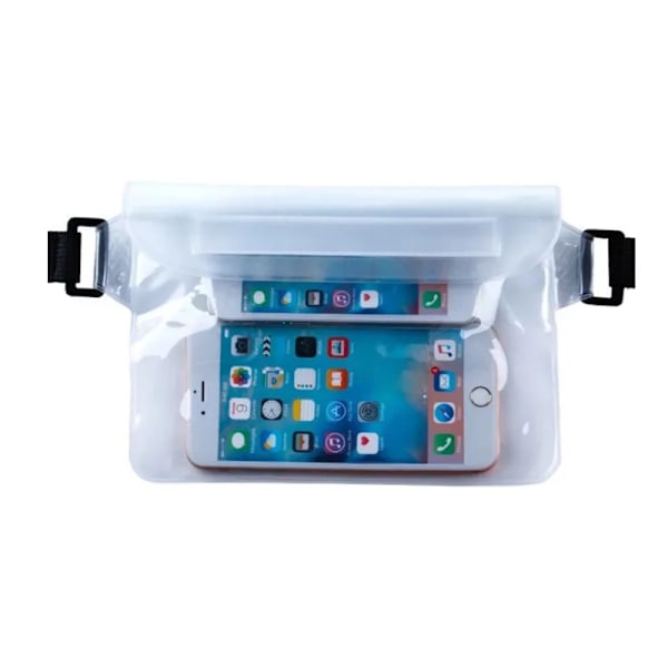 3 Layers High Waterproof Sealing Swimming Bag Large Size Transparent Underwater Dry Protection Bag For iphone mobile phone pouch White PVC