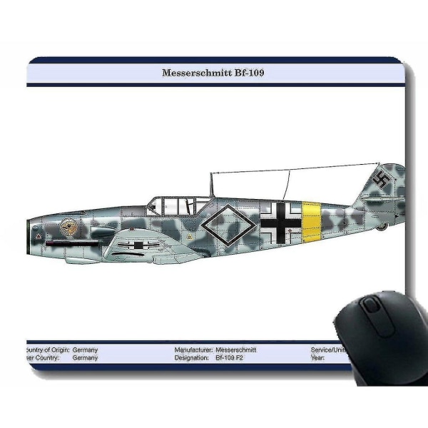 Hemming, messerschmitt Fighter Mouse Large 300x250x3 10