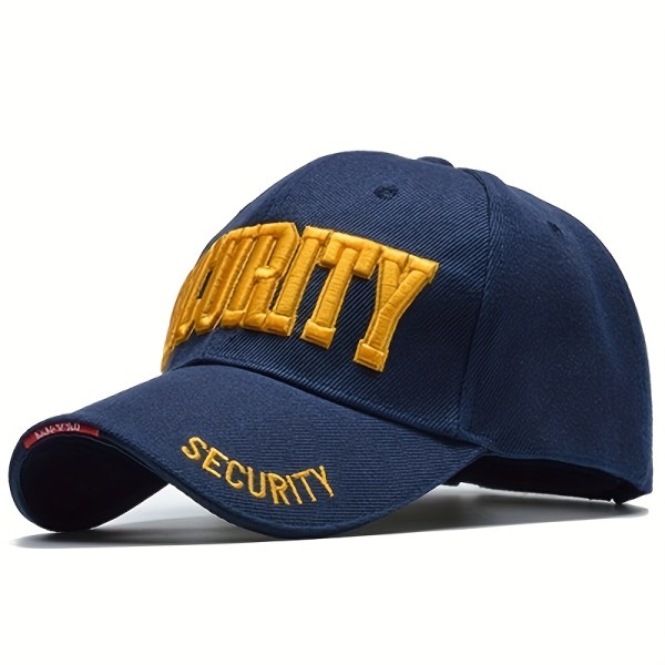 2st SECURITY Cap baseballkeps Lätt justerbar solhatt Casual Enfärgad pappa hattar för kvinnor män Camouflage One Size Fits All