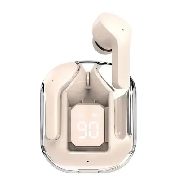 T2 Tws Hörlurar 5.3 Trådlösa Hörlurar Bluetooth Headset Buller Inställning Hd Hifi Stereo Öronbud För Hu Awei Xiaomi Iphonename Pink