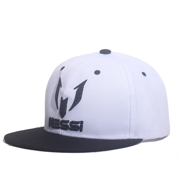 Messi Baseball Cap Mænd Trucker Hat Kvinder Til Fodbold Star Fans Hat Brev Broderier Snapback Hatte Hip Hop Caps Gorrass WHITE Adjustable