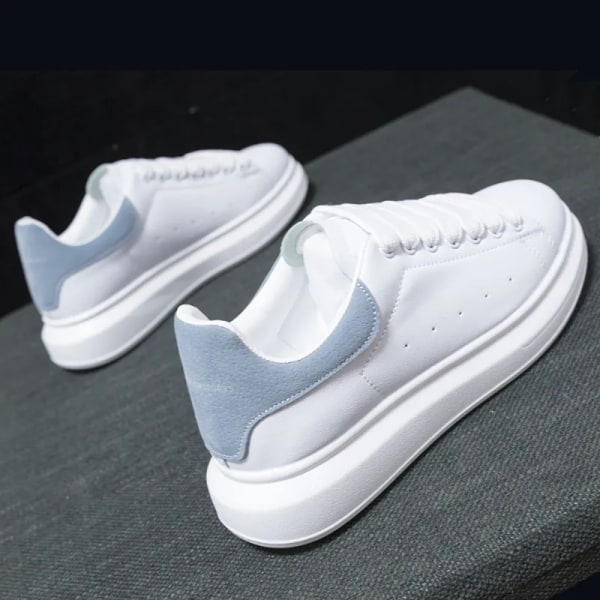 Modedesigner små vita skor, klassiska mångsidiga löparskor för studenter, sportskor med gummisula för män och kvinnor photo color 37