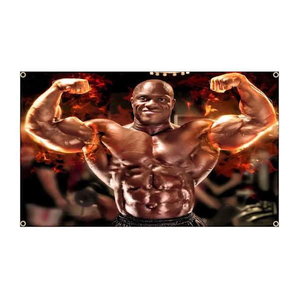 90X150CM 3x5Ft Bodybuilding GYM Flag Trænings Fitness Poster Sport Udendørs Klub Trykning Banner Messing Gennemgang 4 Grommets4 90 x 150cm