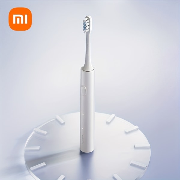 Xiaomi elektrisk tandborste T302 4 rengöringslägen, 4 borsthuvuden medföljer IPX8* Helt vattentät 360° trådlös laddning 150 dagar* Batteritid Silver Gray