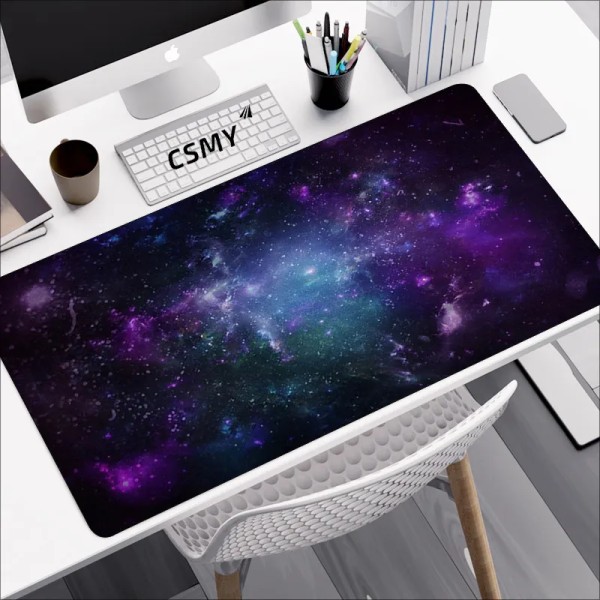 Musmatta Mauspad Gamer Galaxy Tangentbordsmattor Gaming Skrivbordsskydd Bärbara datorer Stor musmatta Cartoon Xxl Skrivbordsmatta Söt jw0003907 500x1000x2mm