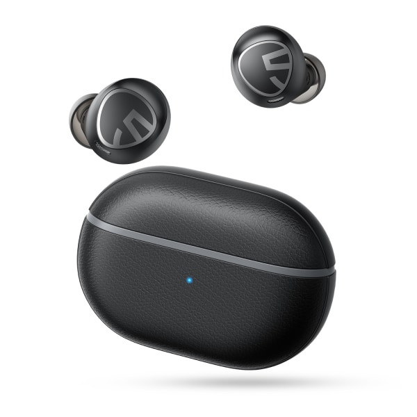 SOUNDPEATS Free2 Classic Wireless Earbuds Wireless V5.1 hörlurar med 30 timmars speltid In-Ear Immersive Stereo Sound TWS Earbuds Black