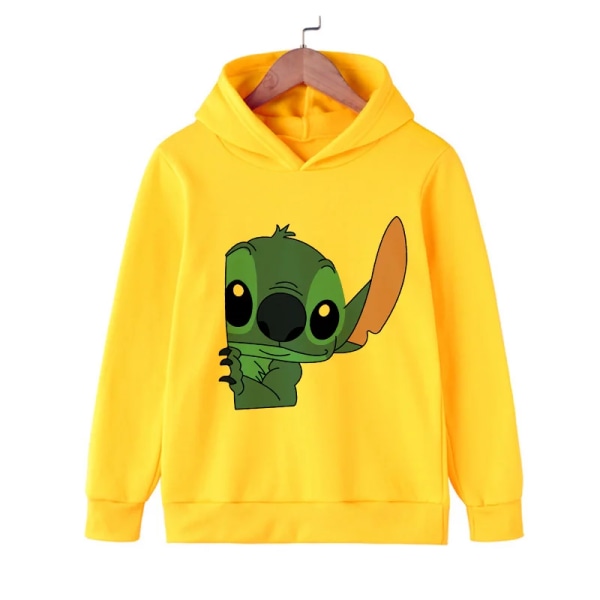 Rolig Y2K 90-tal tecknad Manga Anime Stitch Luvtröja Barnkläder Barn Flicka Pojke Lilo and Stitch Sweatshirt Hoody Baby Top 59010 150CM