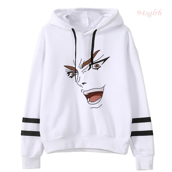 JOJO Bizarre Adventure Japansk Anime Hoodie Unisex Jojo Kawaii Manga Graphic Oversized Sweatshirt Harajuku Fashion Streetwear 107 XXL