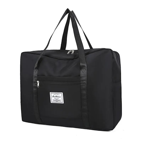 Ny Foldbar Rejsetaske Unisex Kort Tur Multifunktionel Stor Kapacitet Taske Bagage Rejsetaske black-M