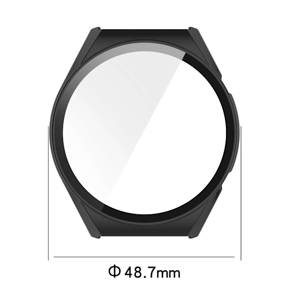 Näytön lasisuojakotelo Xiaomi Watch S1:lle, paksu suoja, muut toimenpiteet Pink