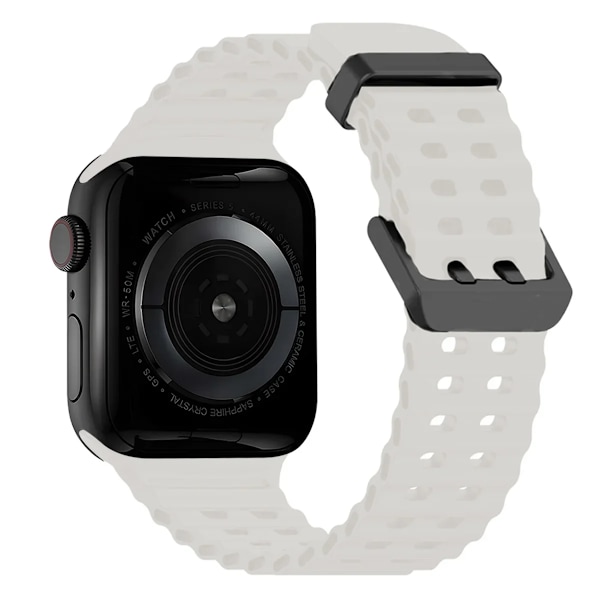 Silikonrem til Apple Watch Ultra 2 49mm 45mm 44mm 42mm 38mm 41mm 40mm Sportbånd til IWatch Serie 9 8 7 6 SE 5 4 3 2 Correa Starlight 42 44 45 49MM