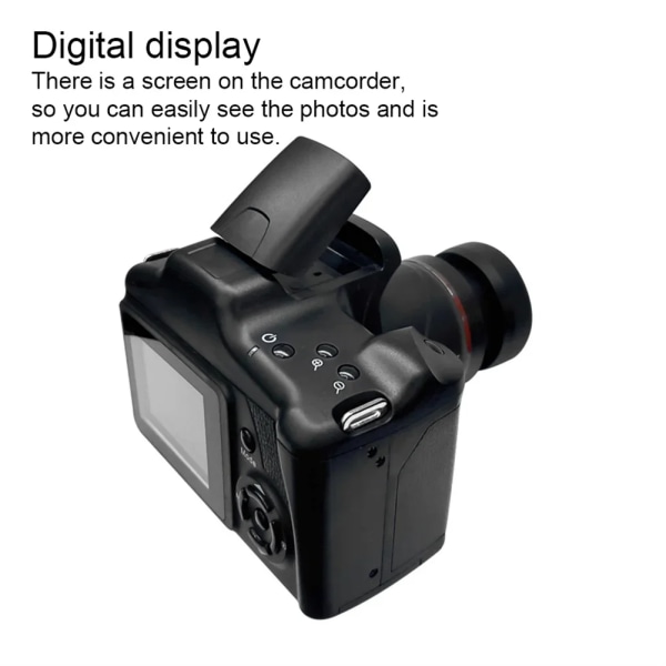 Digitalkamera med 2,4 tums skärm vidvinkelobjektiv 16X zoom digitalkamera för studenter Nybörjare Professionell fotograf Camera