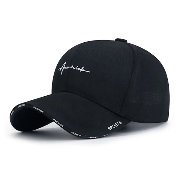 Justerbar Baseball Cap Åndbar Solhatte Solbeskyttelse UV-beskyttelse Hat Ensfarvet Casual Caps Unisex Beklædning Tilbehør Forbrændingskolvmotorer white