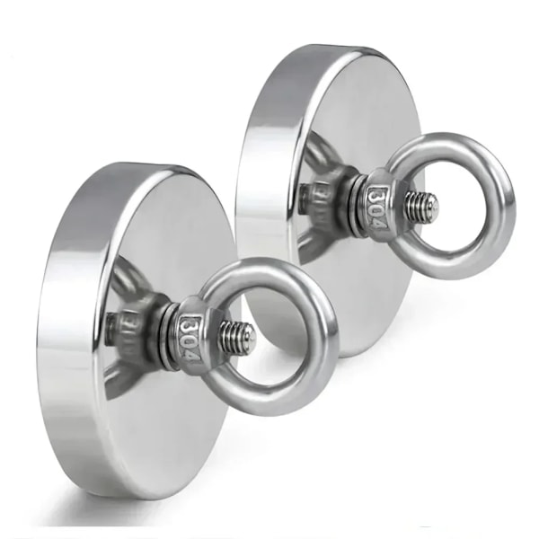 Neodymium Magnet Super Stærk Fiskerimagneter Krog Heavy Duty Magnet med Senket Hul Øjebolt Neodymium Magnet Magnetisk J32 Pull Max 36kg 1 PCS