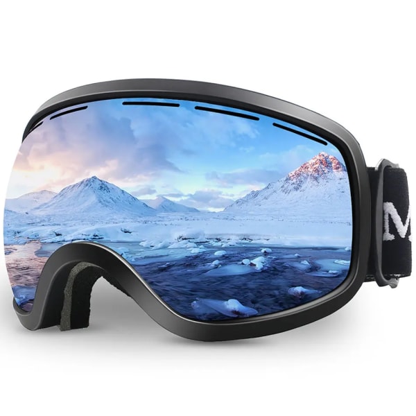 Skidglasögon,Vintersnösport med anti-dimma dubbellins skidmask glasögon skidåkning män kvinnor snöglasögon M3 C3 MIRROR
