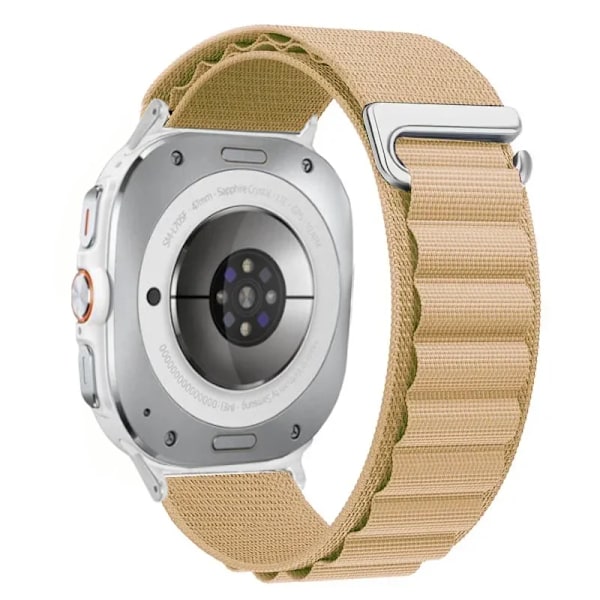 Alpine Loop Rem For Samsung Galaxy Watch 7 Ultra 47mm Bånd Sport Armbånd Nylon Urrem Til Samsung Galaxy Ultra Tilbehør 15 Walnut Galaxy Watch Ultra