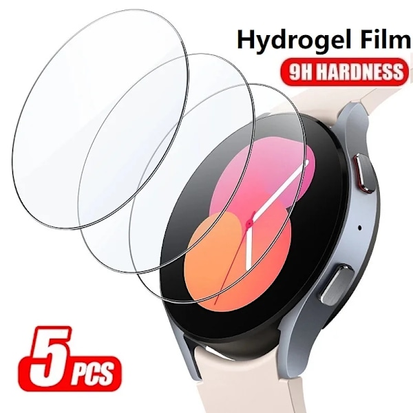 5 kpl Hydrogel-näytönsuojakalvo Samsung Galaxy Watch 3 4 5 6 40mm 41mm 42mm 44mm 45mm 46mm Galaxy Watch4 40mm 5PCS Hydrogel Film