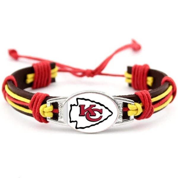 32 National Football League Fashion Läderarmband är justerbara för män och kvinnor 49 people