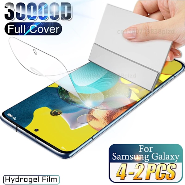 För Samsung Galaxy A53 A73 A52s A23 Skärmskydd A52 A72 A50 M12 A40 M21 A21s A03s A13 A02s A50s A41 M31 M32 5G Inte Glas For A51 5G 2 Pieces