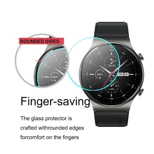 Hærdet glas til Huawei Watch GT 2 3 GT2 GT3 Pro 46Mm GT Runner Smartwatch HD Clear Skærmbeskytter Eksplosionssikker film. 1PCS For GT 2 46mm