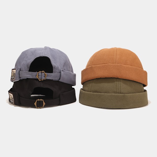 Hatt Kvinnors Vår Ny Retro Beanie Melon Fur Hat Koreansk Version Av Alla Hyresvärder Hat Male Street Hip Hop Yuppie Hat Black Adjustable