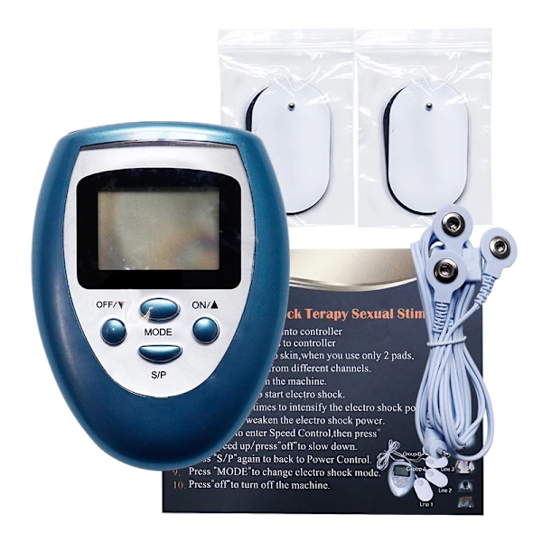 Elektrisk Nerve- og Muskelstimulator, Elektrisk Puls Massager, TENS EMS Maskine, Elektrostimulator, Lavfrekvent Fysioterapi Enhed R-125