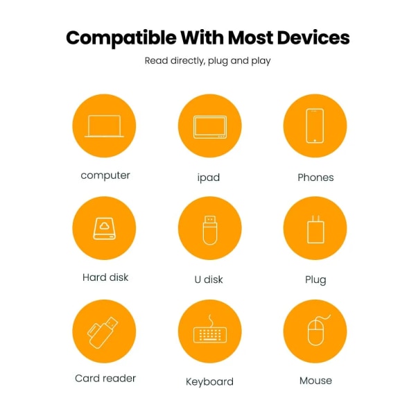 Adaptateur de données USB 3.0 Type C, convertisseur mâle vers femelle, connector OTG rapide, Macbook, Xiaomi, Samsung S20, 10A, OTG Black 1PCS