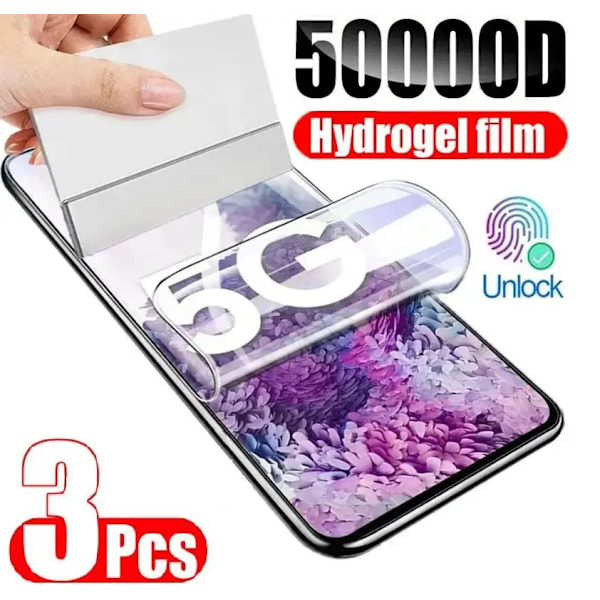 3Pcs Hydrogelfilm För Vivo Y72 5G Y72 Y72t Y73t Y74s Y75 Y75s Y76 Y76s Y77 Skärm Skydd Vivo Y73T 5G 3Pcs