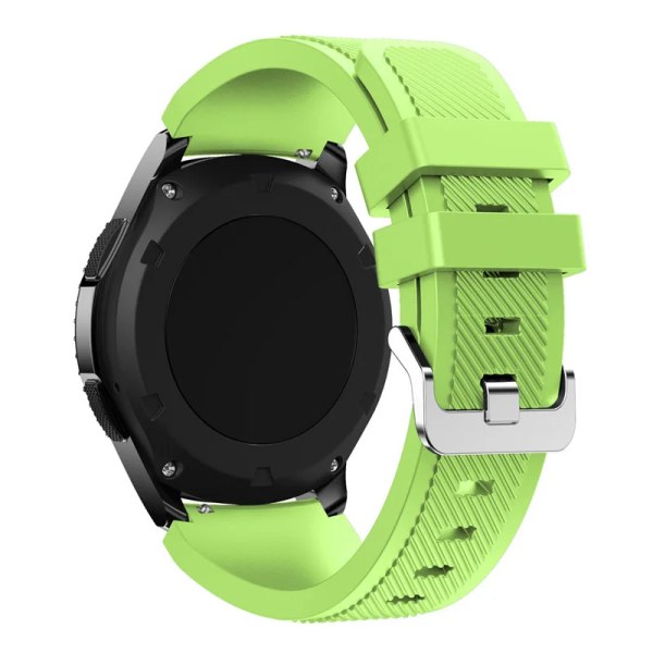 22mm silikonrem för Samsung Galaxy Watch 46mm Gear S3 Frontier Huawei watch 46mm Mjukt bekvämt armband för Amazfirt GTR Green Amazfit GTR 47mm