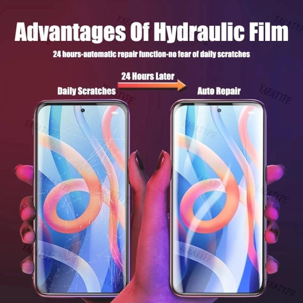 5st hydrogelfilm för Xiaomi Mi 13 12 11 Lite 13T 12T 11T Pro 12S Ultra 11i 12X 5G skärmskydd ej glas For Xiaomi 11 Lite Hydrogel Film