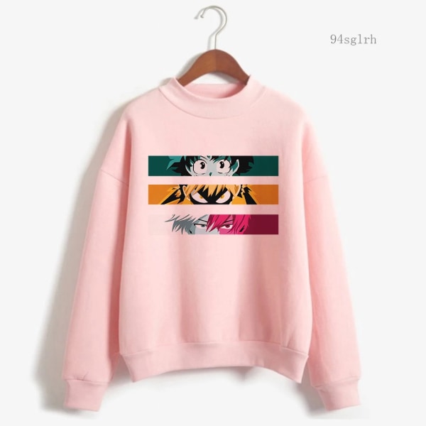 My Hero Academia Anime Hoodies Herr Boku No Hero Academia Casual Sweatshirt Harajuku Lös Hip Hop Streetwear Unisex Toppar Man 70001 S