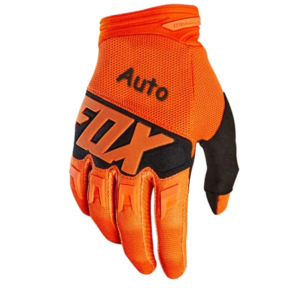 AutoFox Motocross Racing Handskar Herr Rider Offroad MX MTB Mountain Bike Guantes Downhill Full Finger Motorcykel Luvas Handskar ALL---Orange M