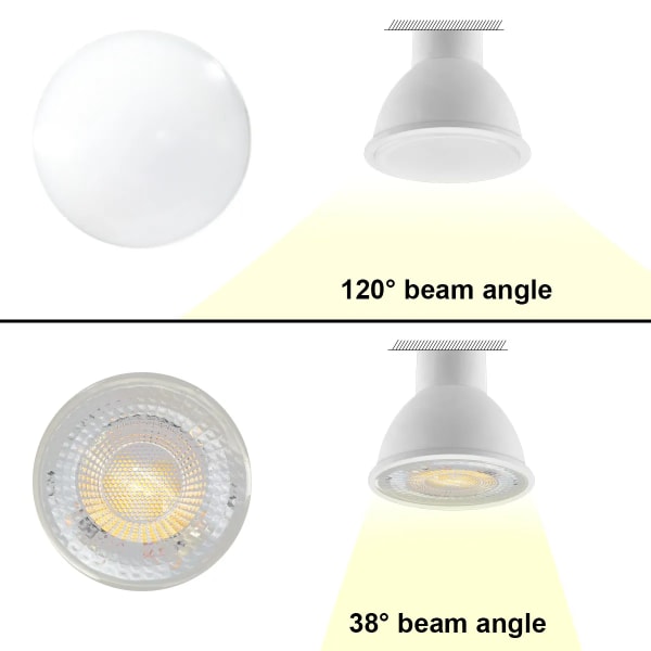 5-12 ST LED spotlight GU10 AC220V AC120V LED energisparlampa 3W 5W 6W 7W 8W Du kan byta ut 50W halogenlampan AC220-240V 5w