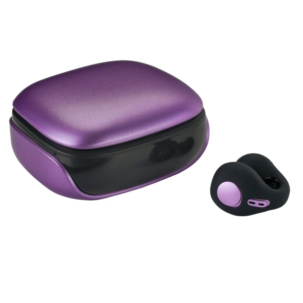 Trådlöst headset Clip On Öppna öronsnäckor Headset Set Cykling Löpning Arbete Hörlurar Induktionshörlurar Purple
