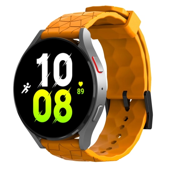 22mm 20mm Silikonarmband för Huawei Watch 4/3/GT3/2 Pro Samsung Watch 6/5/4/3 Gear S3 Armband Armband Amazfit GTR/GTS 4 Bälte Orange Huawei Watch 46mm