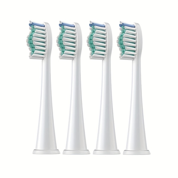 Universal elektriskt tandborsthuvud för Philips Sonicare - Rengör och byt enkelt ut - Kompatibel med HX3216/6730/3226/93-serien - män och kvinnor Black 4pcs