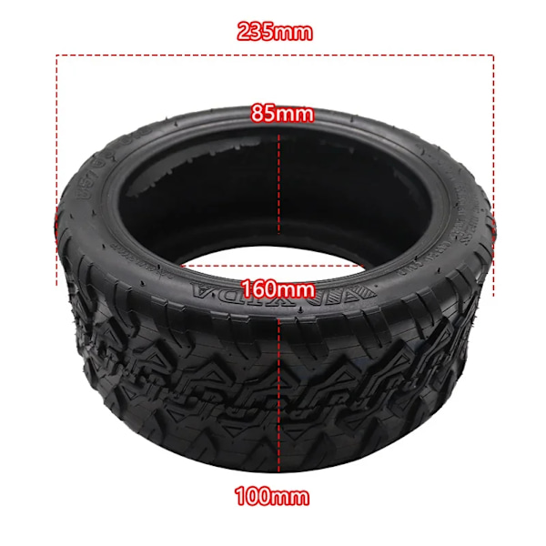 85/65-6,5 Originaldæk til Navee N65 Elscooter, forreste og bageste Tubeless, punkteringssikre vakuumdæk 9X2.50 Dele outer tyre