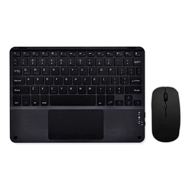 Trådløst tastatur med touchpad til iPad, Xiaomi, Samsung, Huawei, Android, iOS og Windows - Universal Bluetooth-tastatur - Multifunktionelt Keyboard and Mouse 6