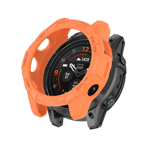 Tpu Mjukt Silikone Fall För Epix Pro (Gen 2) 51Mm 47Mm För Garmin Fenix 7 7X Pro Skyddsskyddsövlast Skalklocka Förbränningskolvmotorer Pink For Epix Pro 47mm