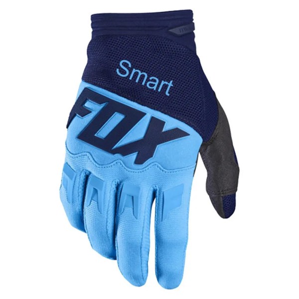 Cykelhandskar för män fox Off-road MX BMX ATV MTB Cykelhandskar Enduro DownHill Racing Rider Bike Handskar Motocross Blue---Blue M