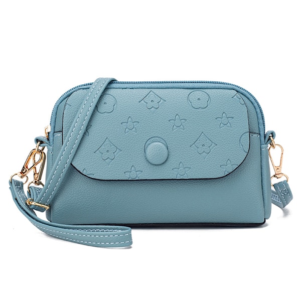 2024 Sommer Ny Clutch Dame Udendørs Clutch All-Matching Lille Taske Dual-Use Mobiltelefon Skulder Messenger Taske Black