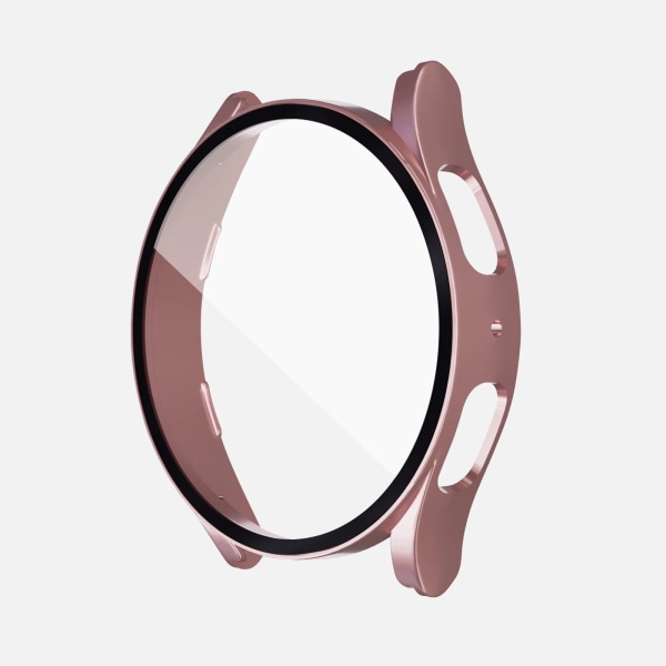 Glas+ case för Samsung Galaxy Watch 5 40mm 44mm tillbehör PC Bumper Cover All-Around Screen Protector Galaxy watch 5 pro 45mm rose gold Galaxy watch 5 44mm