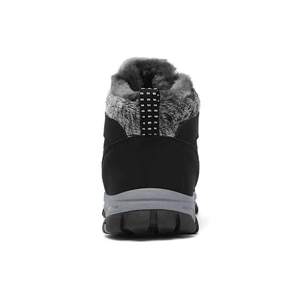 Män Stövlar Hög Kvalitet Hking Skor Hög Topp Taktiska Sneakers Snö Wniter Stövlar Mountaineering Camping Tjocka Enkla Skor Män grey 47(28.5cm)