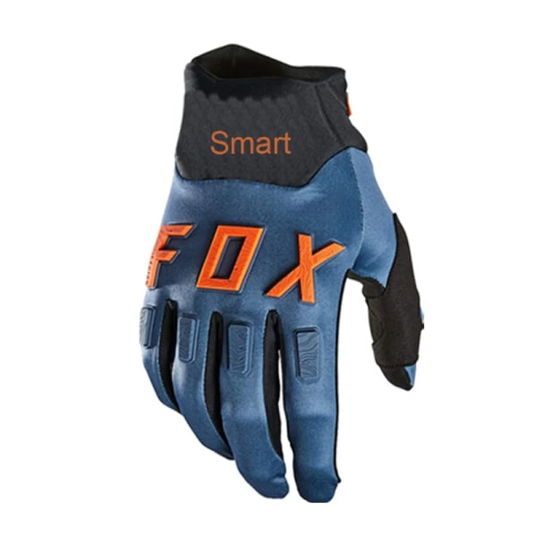 Cykelhandskar för män fox Off-road MX BMX ATV MTB Cykelhandskar Enduro DownHill Racing Rider Bike Handskar Motocross 3DDD---Blue XL