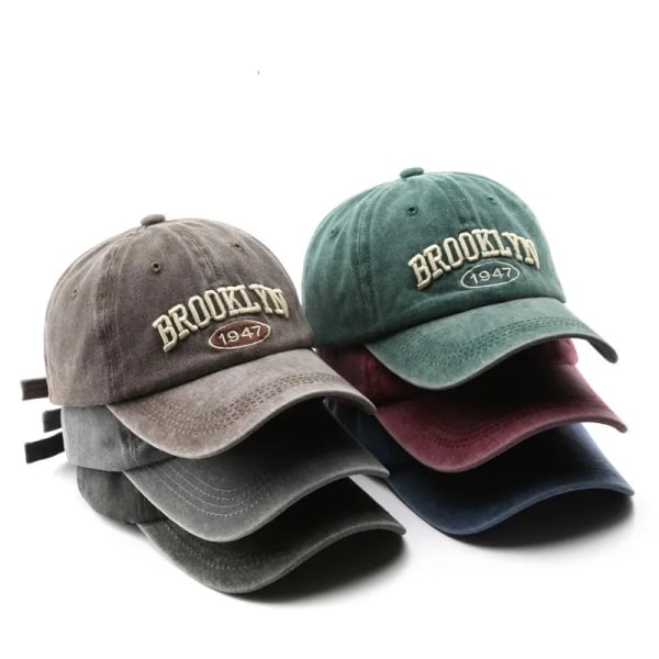 brooklyn alfabet cap Cowboy cap gray