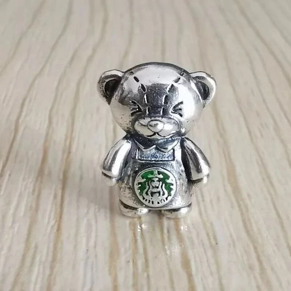 925 Sterling Sølv Kaffe Rødvin Kaffe Glas Maker Champagne Charm Bead Passer Original Pandora Armbånd DIY Smykker Til Kvinder B991