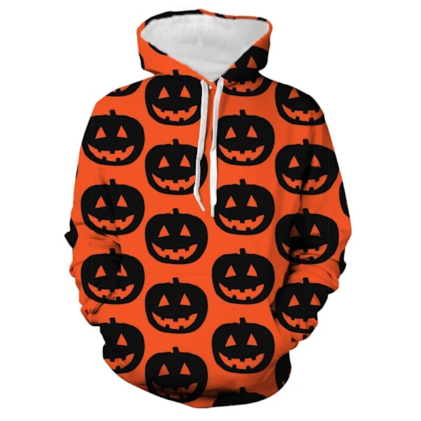 Disney Halloween Hoodie Höst Män Kvinnor Tecknade Mickey Stitch Tryckt Huva Kläder Mode Rock Med Hatt Casual Streetweare W14536 S